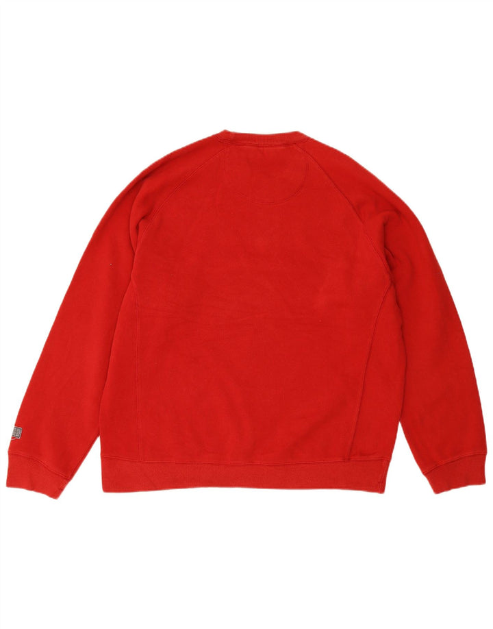 IZOD moletom masculino jumper grande algodão vermelho