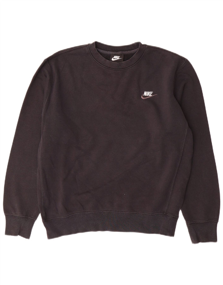 Nike moletom masculino jumper pequeno algodão preto