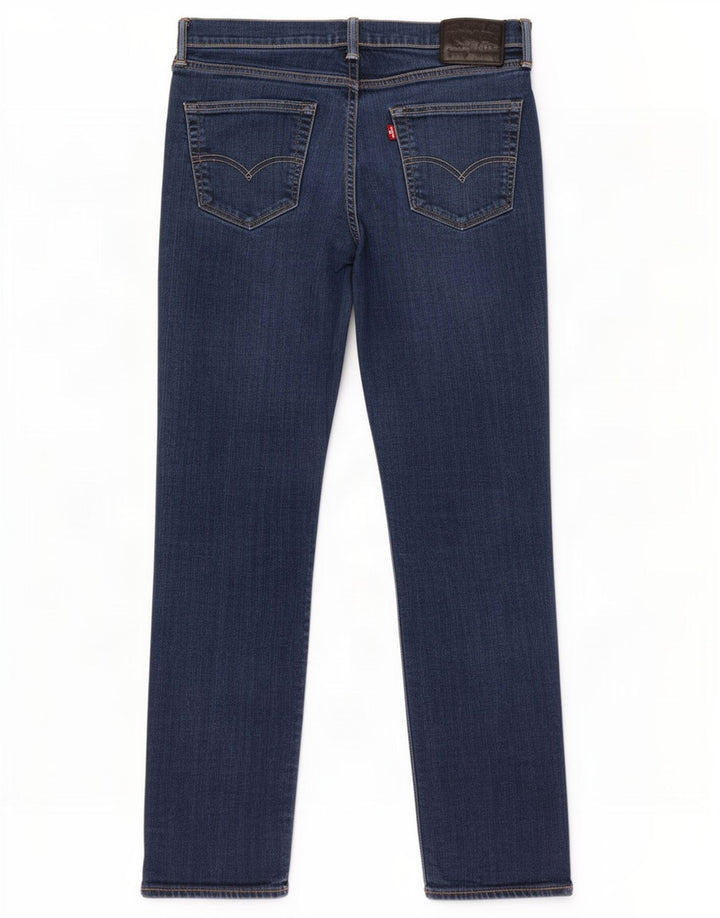 Levi's Masculino 511 Slim Jeans W34 L32 Azul Marinho Algodão