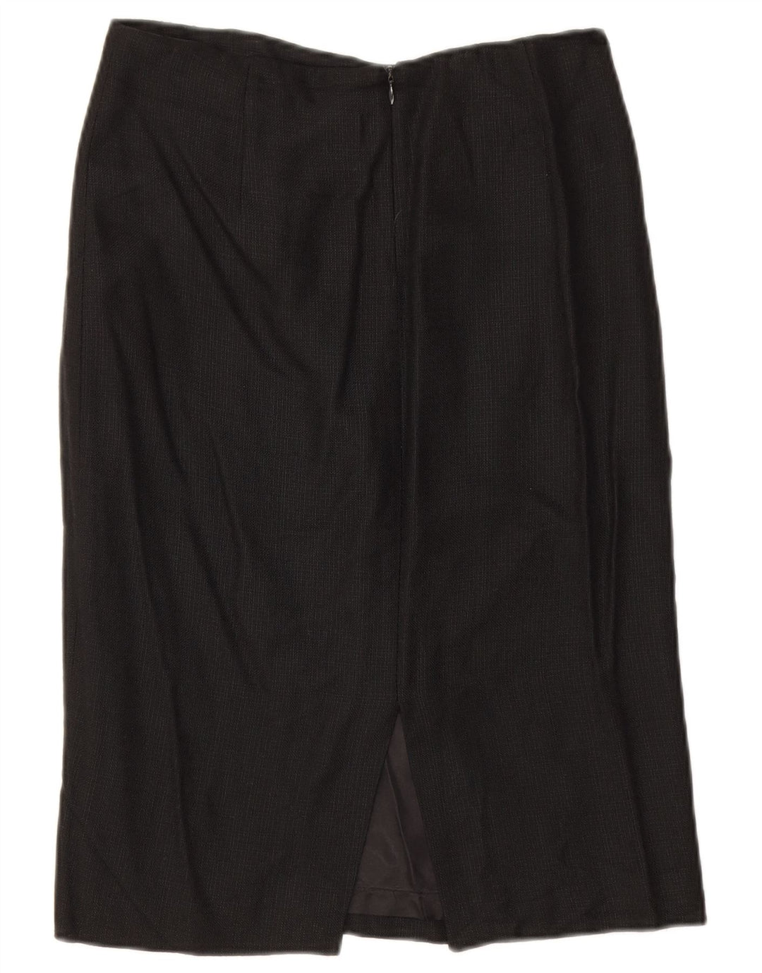 Saia reta feminina Zara UE 38 pequena W28 rayon preto