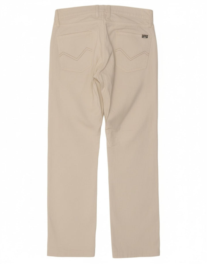 ENERGIE Jeans retos femininos W29 L29 algodão branco