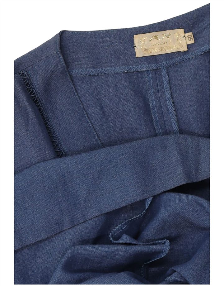 Vestido feminino vintage IT 50 XL azul