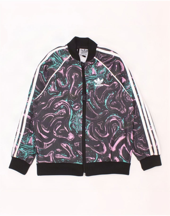 Jaqueta de treino Adidas Girls Abstract Pattern 2-3 anos multicolorida