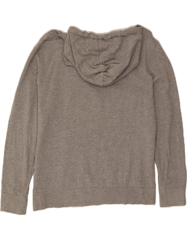 JACK & JONES Mens Graphic Hoodie Jumper 2XL Grey Cotton Vintage Jack & Jones and Second-Hand Jack & Jones from Messina Hembry 