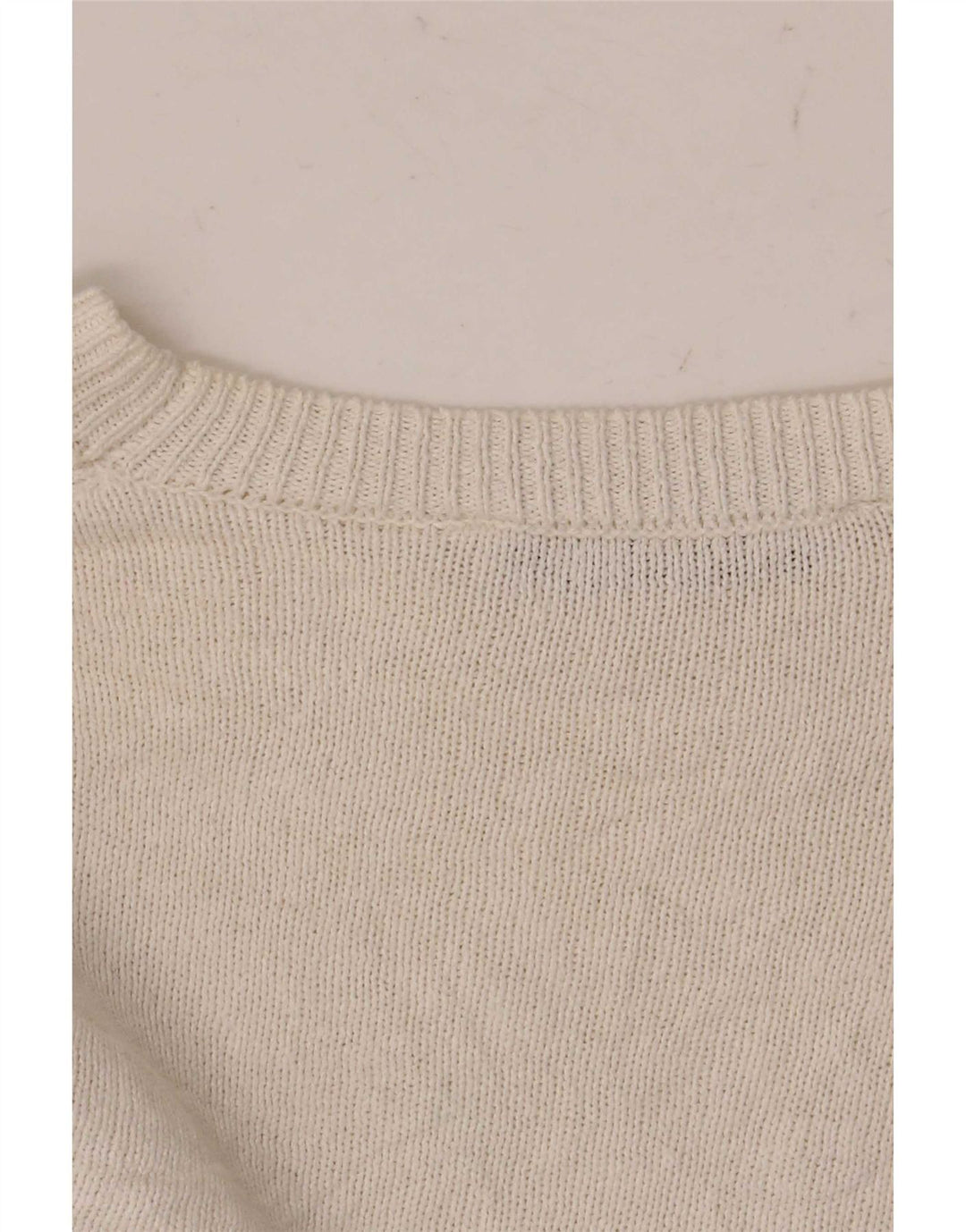Zara Womens Crop Top Manga Longa Reino Unido 6 XS Branco