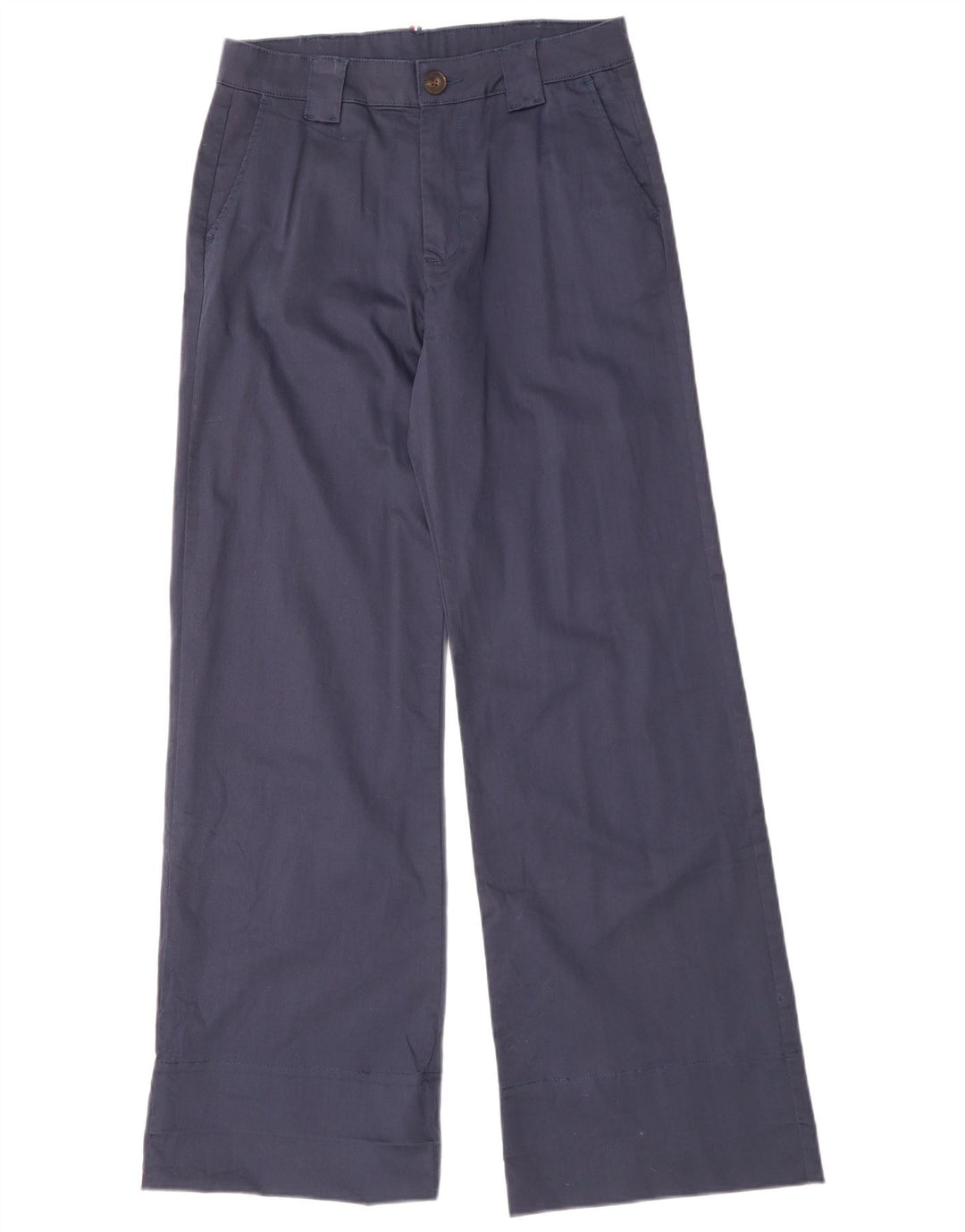 Calça capri feminina de perna larga COLMAR IT 42 médio W30 L21 azul marinho