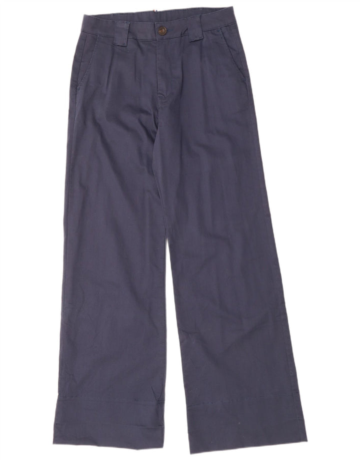 Calça capri feminina de perna larga COLMAR IT 42 médio W30 L21 azul marinho