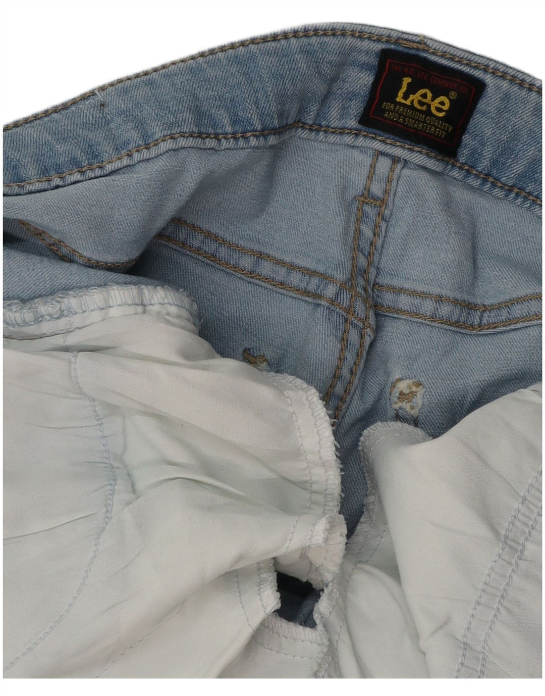 Shorts jeans feminino LEE W32 grande azul