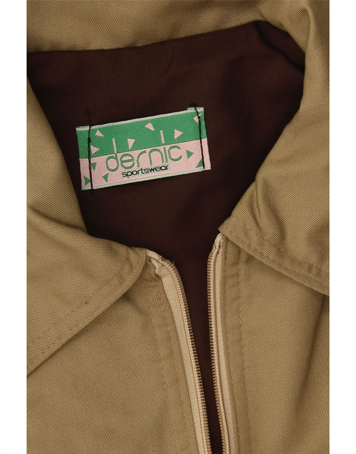 Jaqueta bomber masculina Dernic UK 40 grande bege