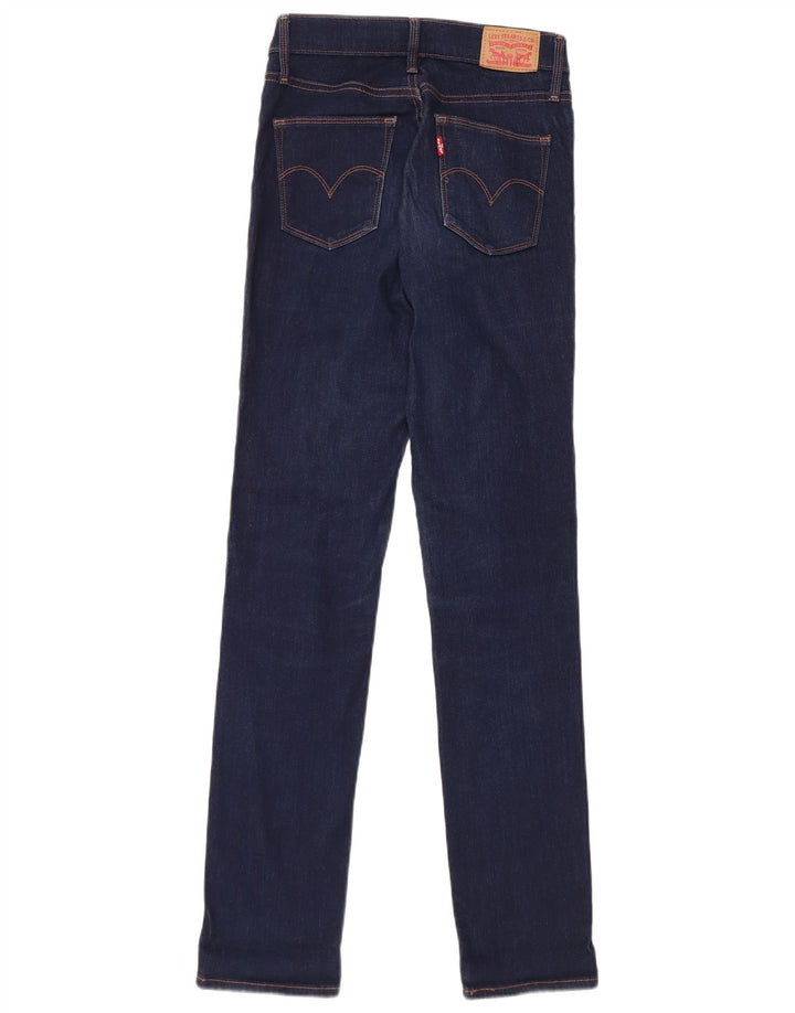Calça jeans feminina Levi's Slimming Slim W26 L32 azul marinho algodão