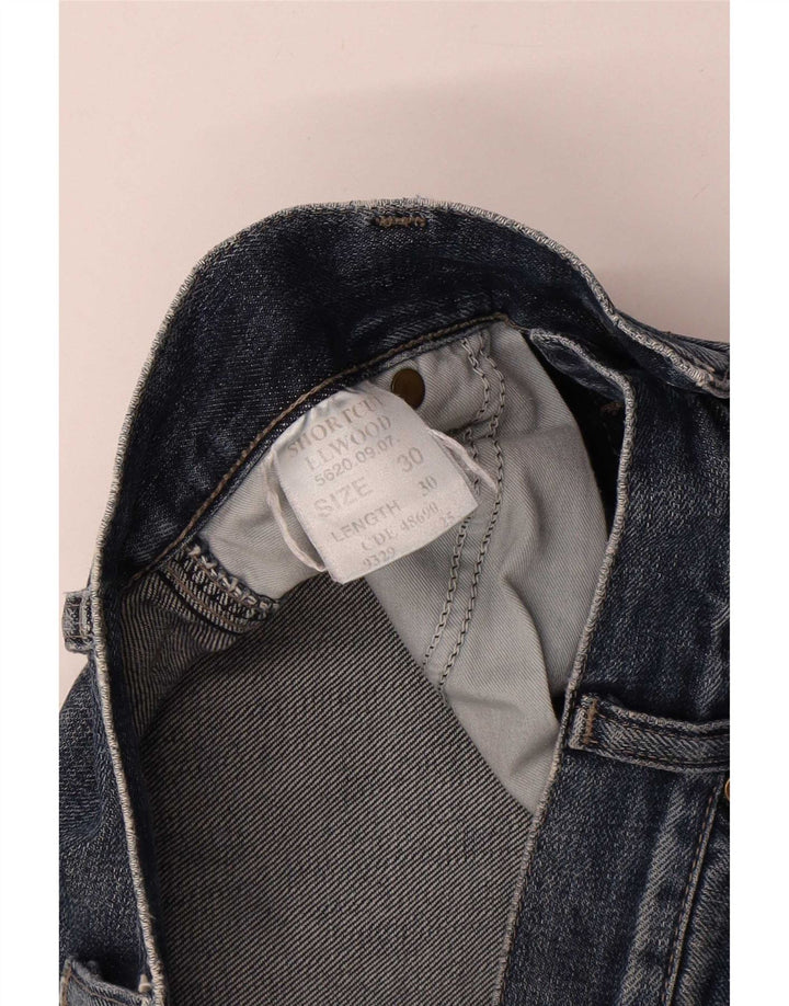 Jeans retos masculinos G-Star W30 L30 algodão azul
