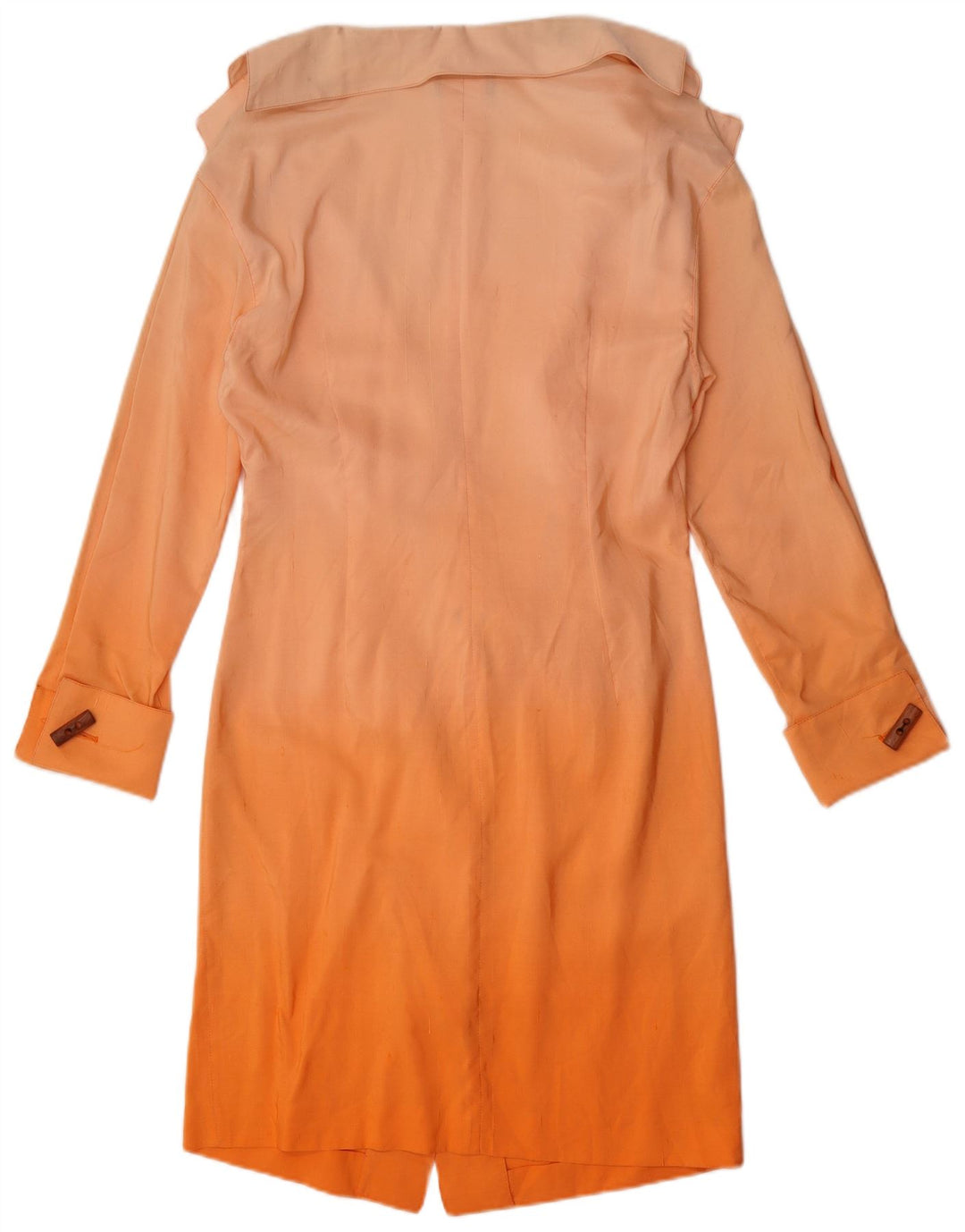 Vestido camisa feminino Genny EUA 8 médio laranja