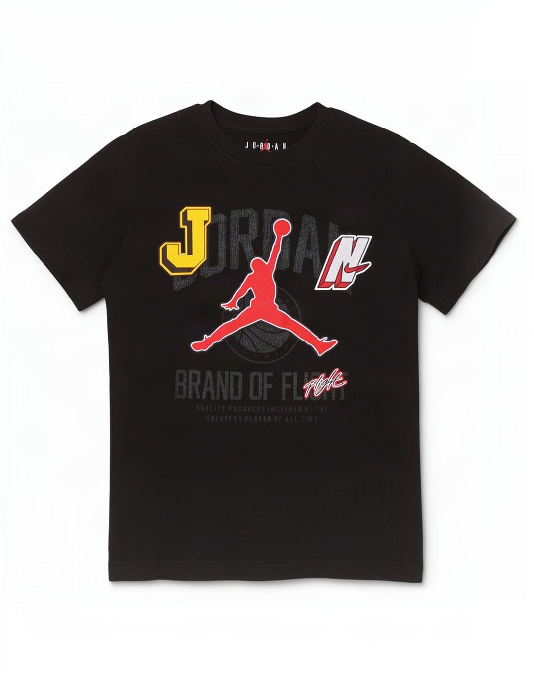 Camiseta Jordan Boys Graphic Top 10-11 Anos Médio Algodão Preto