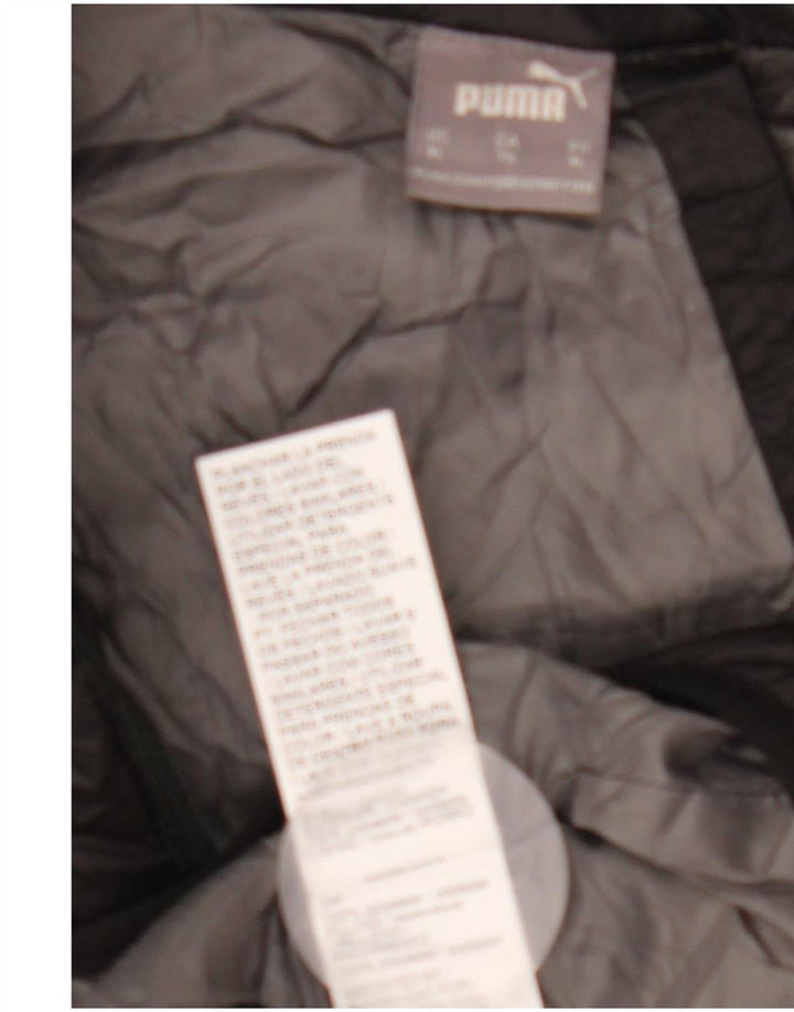 Colete acolchoado gráfico masculino Puma UK 42 XL preto poliéster