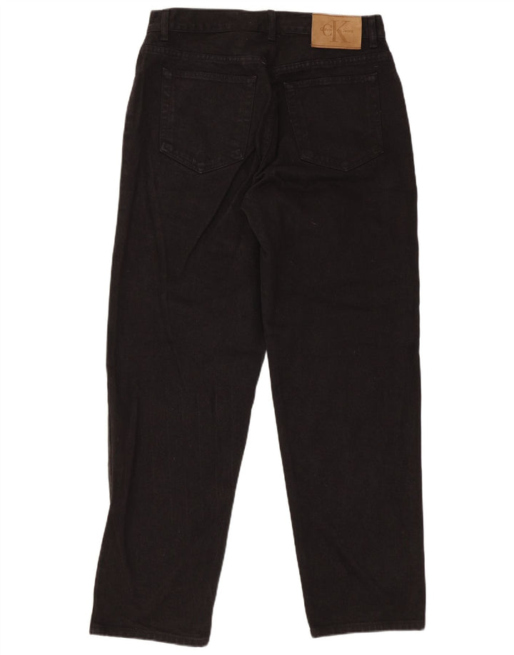 Calvin Klein Masculino Regular Straight Jeans W32 L30 Algodão Preto