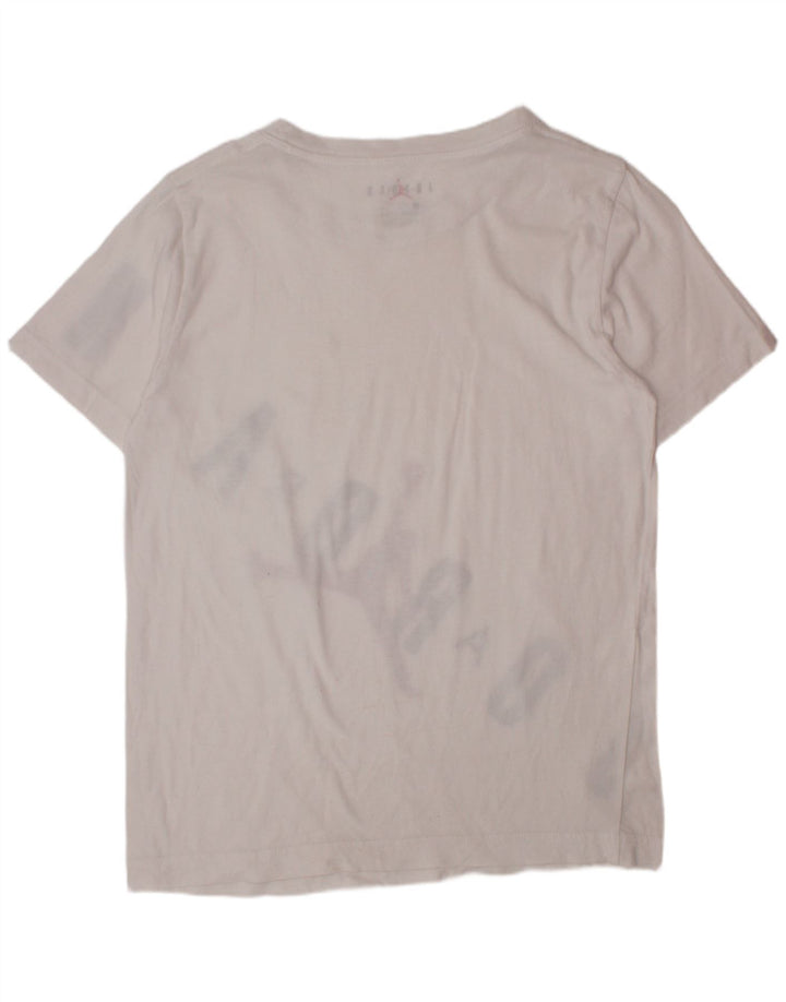 Camiseta JORDAN Meninos Graphic 10-11 Anos Médio Branco