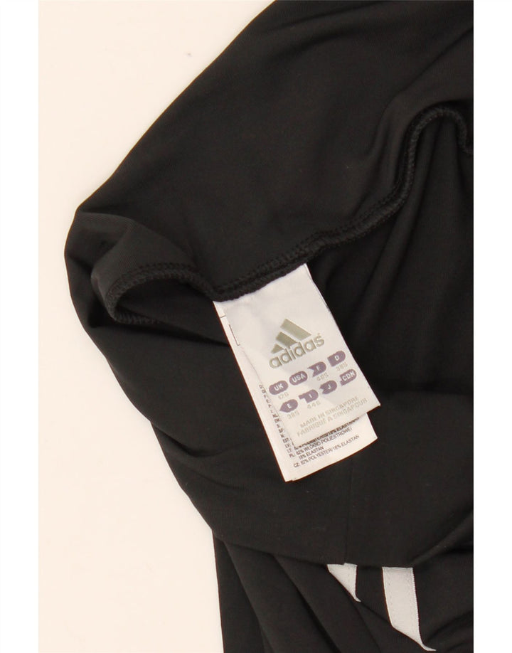 Calça de treino feminina Adidas Climalite Wide Leg UK 12 Médio Preto