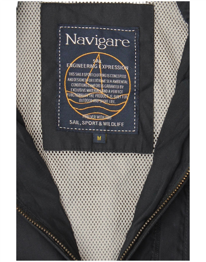 Jaqueta bomber masculina Navigare UK 38 azul marinho médio