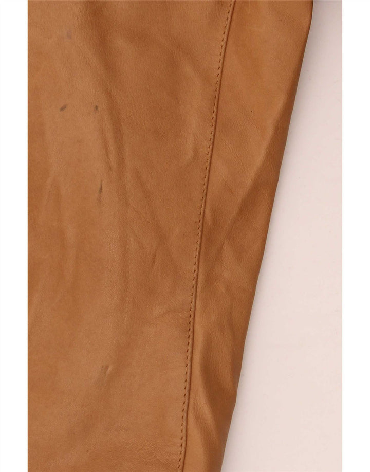 Jaqueta de couro masculina J.J.Scott IT 52 XL Bege