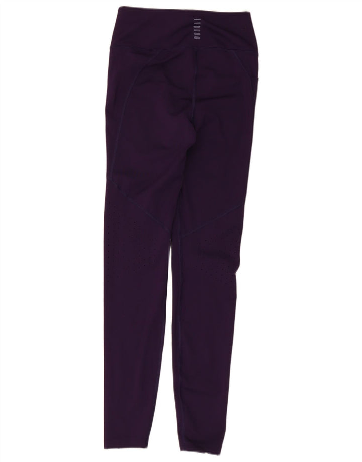 Under Armour Womens Leggings UK 4 XS Roxo Poliéster