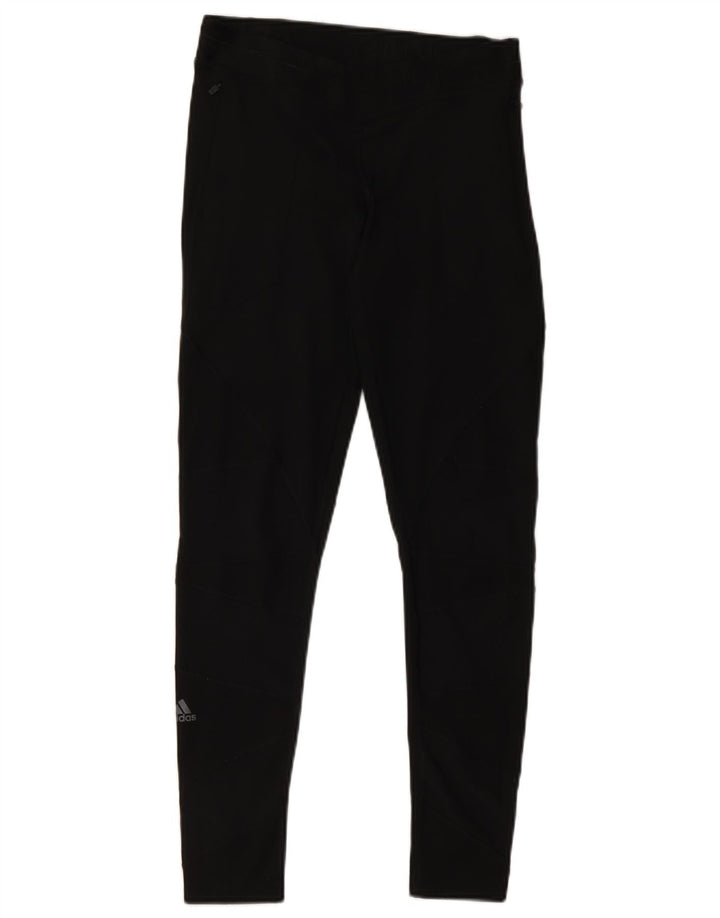 Leggings Adidas Femininas UK 12/14 Médio Preto Poliéster