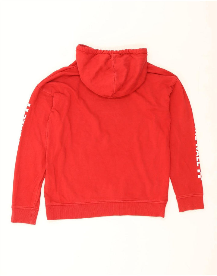 VANS Mens Graphic Hoodie Jumper Médio Algodão Vermelho