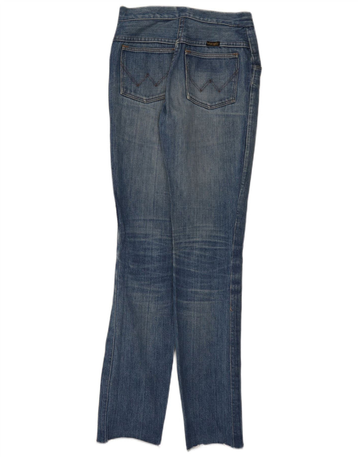 Jeans Wrangler Feminino Slim W27 L34 Azul Algodão