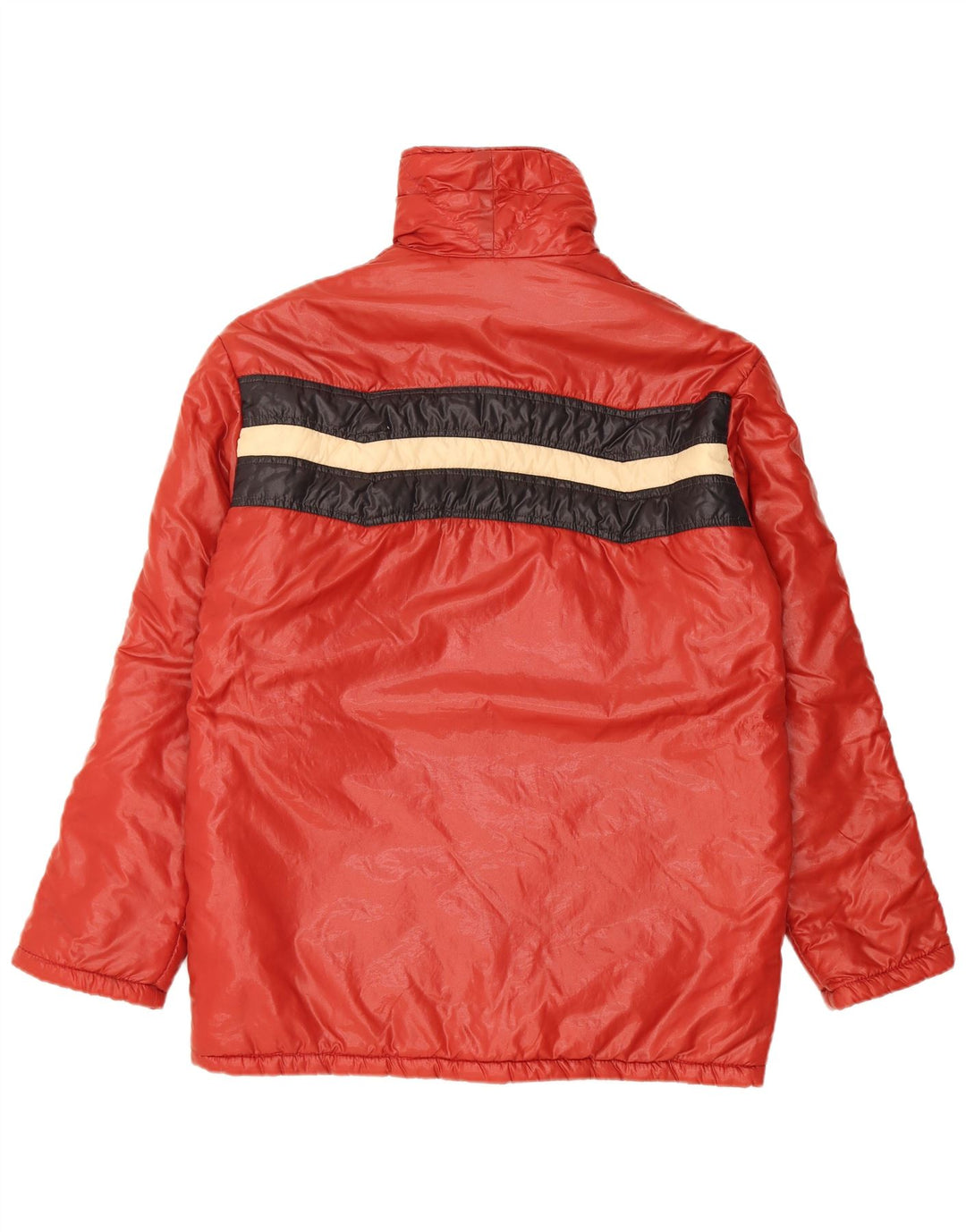 Jaqueta acolchoada com capuz feminino Charly IT 48 XL vermelho Colourblock poliamida