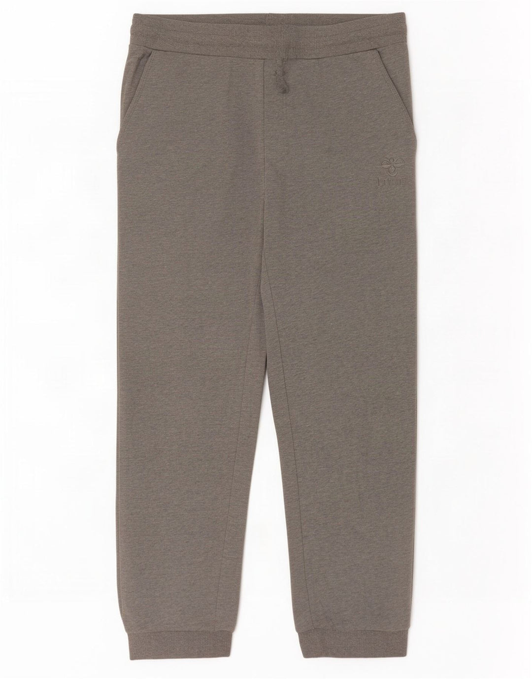 Calça de treino masculina Hummel Graphic Joggers algodão cinza médio
