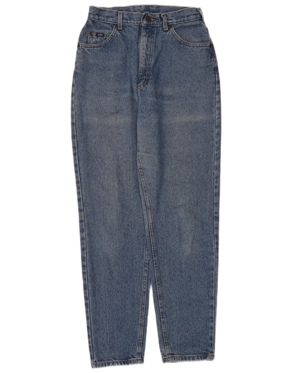 Calça jeans feminina Lee cintura alta cônica W28 L30 azul