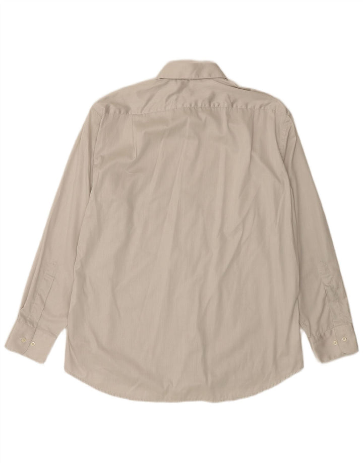 Camisa masculina HUGO BOSS tamanho 43 17 XL risca de giz branco