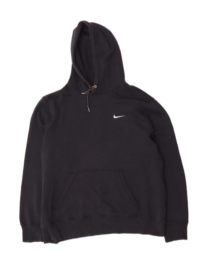 Nike Mens Hoodie Jumper 2XL Algodão Preto