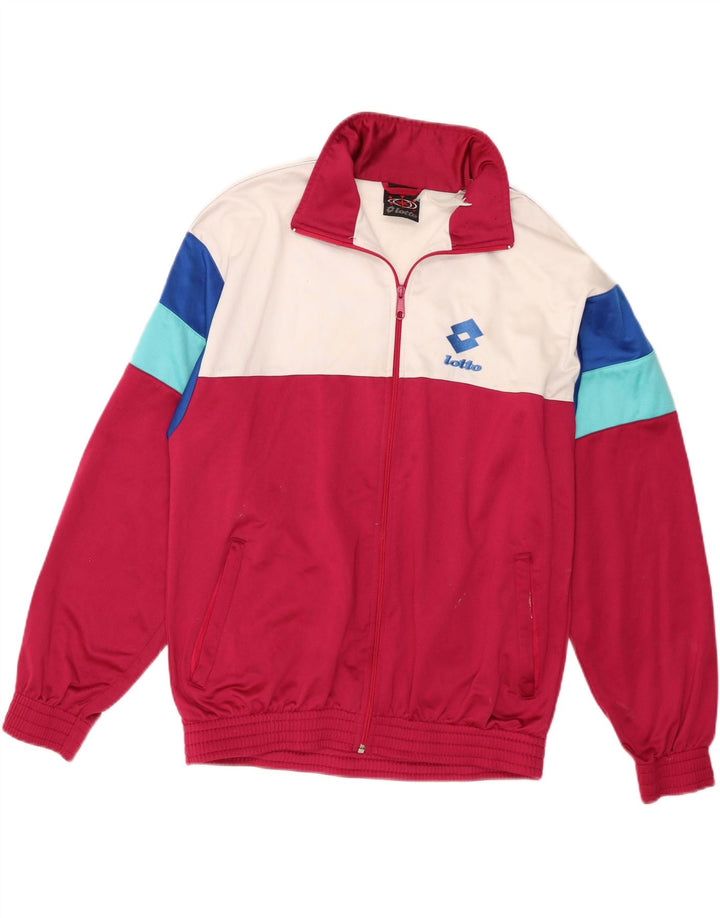 Lotto Mens Treino Top Jaqueta Grande Colorblock Rosa