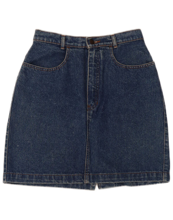 Saia jeans feminina GAP 11-12 anos W26 algodão azul marinho