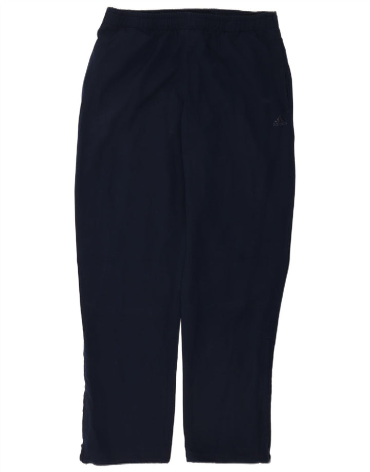 Calça de treino masculina Adidas Climalite médio azul marinho poliéster