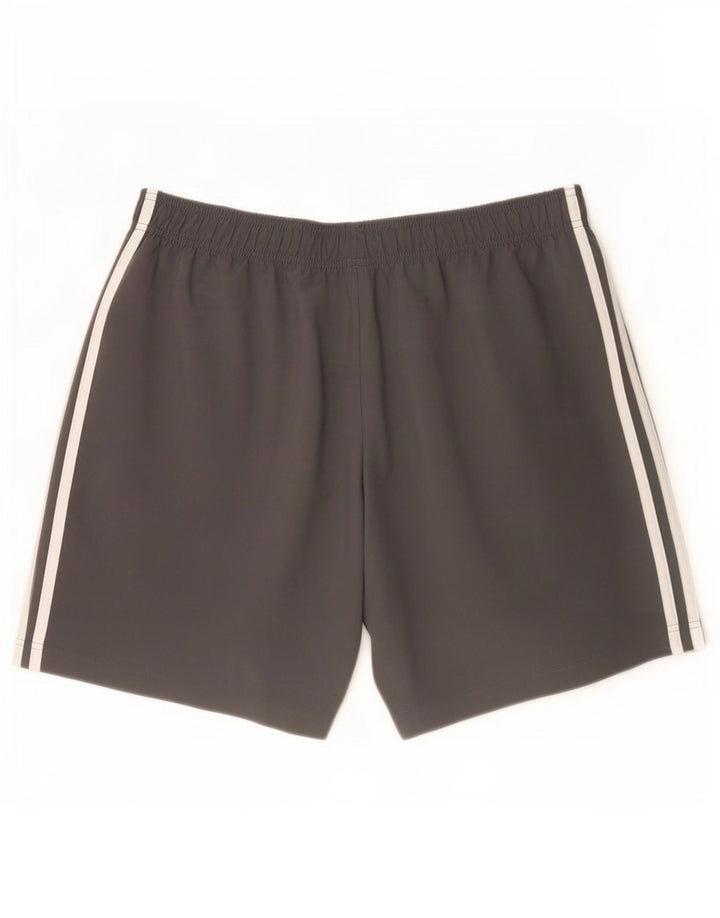 Shorts esportivos masculinos Adidas XL cinza poliéster