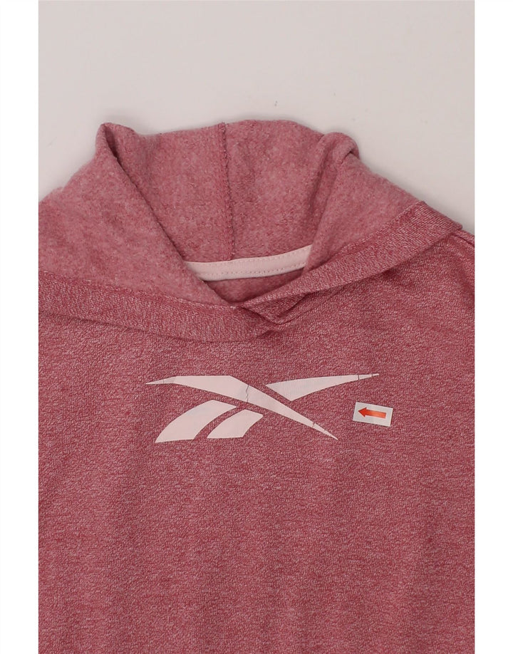 REEBOK Baby Girls Graphic Hoodie Jumper 12-18 Months Pink Vintage Reebok and Second-Hand Reebok from Messina Hembry 