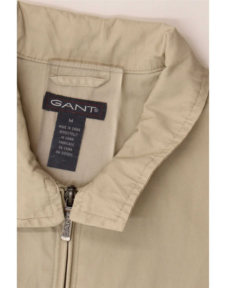 Jaqueta bomber masculina Gant UK 38 algodão bege médio
