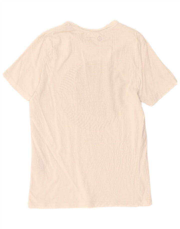 Camiseta gráfica masculina Jack & Jones grande algodão branco