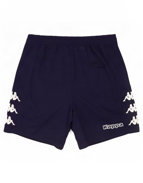 Kappa Mens Graphic Sport Shorts Médio Azul Marinho Poliéster