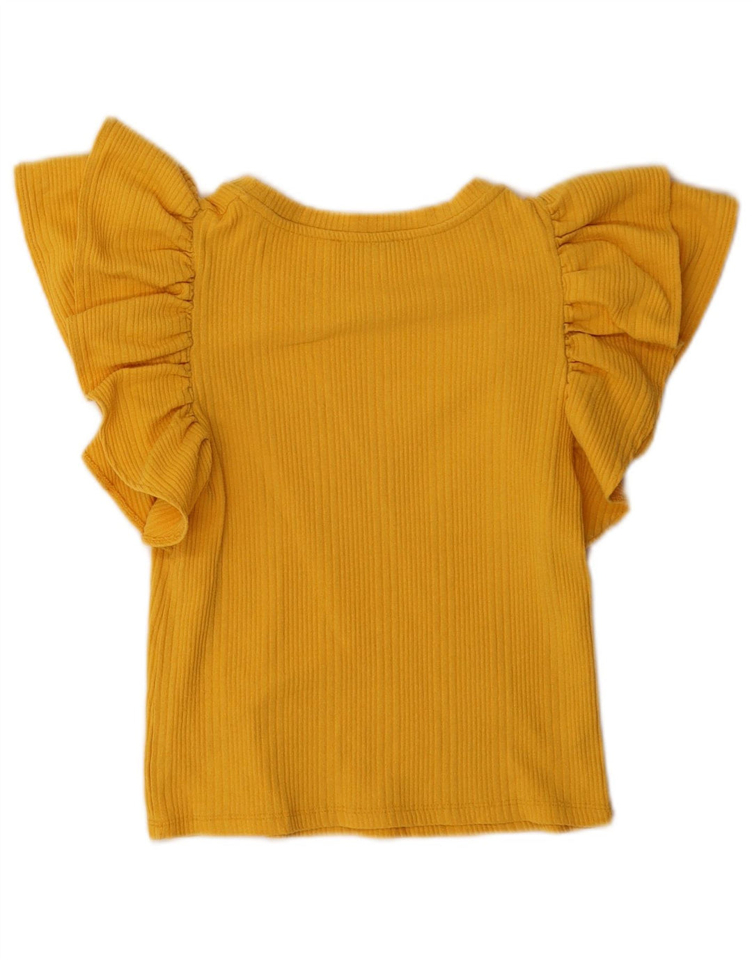 Zara Blusa Feminina Top UK 10 Pequena Amarela