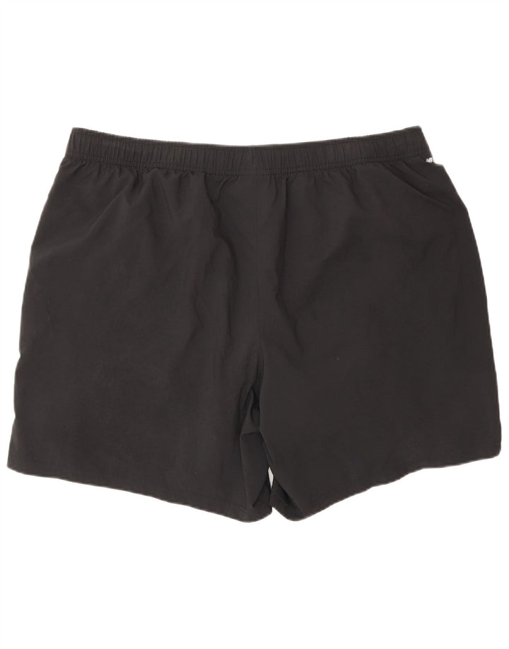 Shorts esportivos regulares masculinos New Balance XL pretos