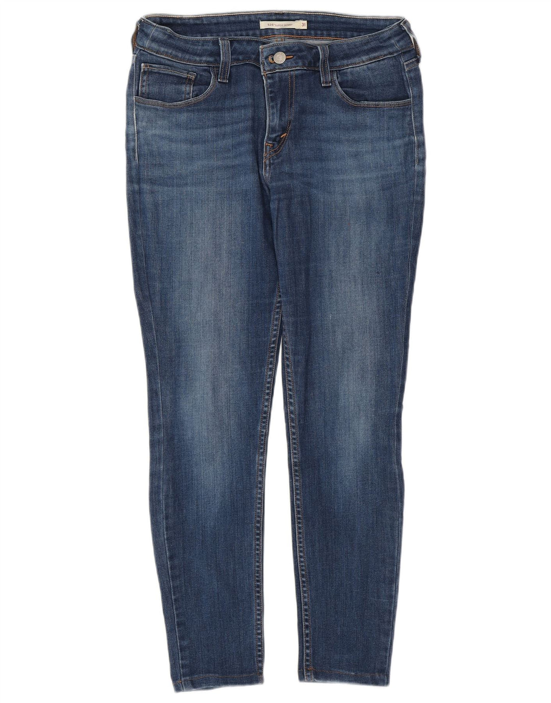 Calça jeans feminina LEVI'S 535 Super Skinny W31 L26 azul