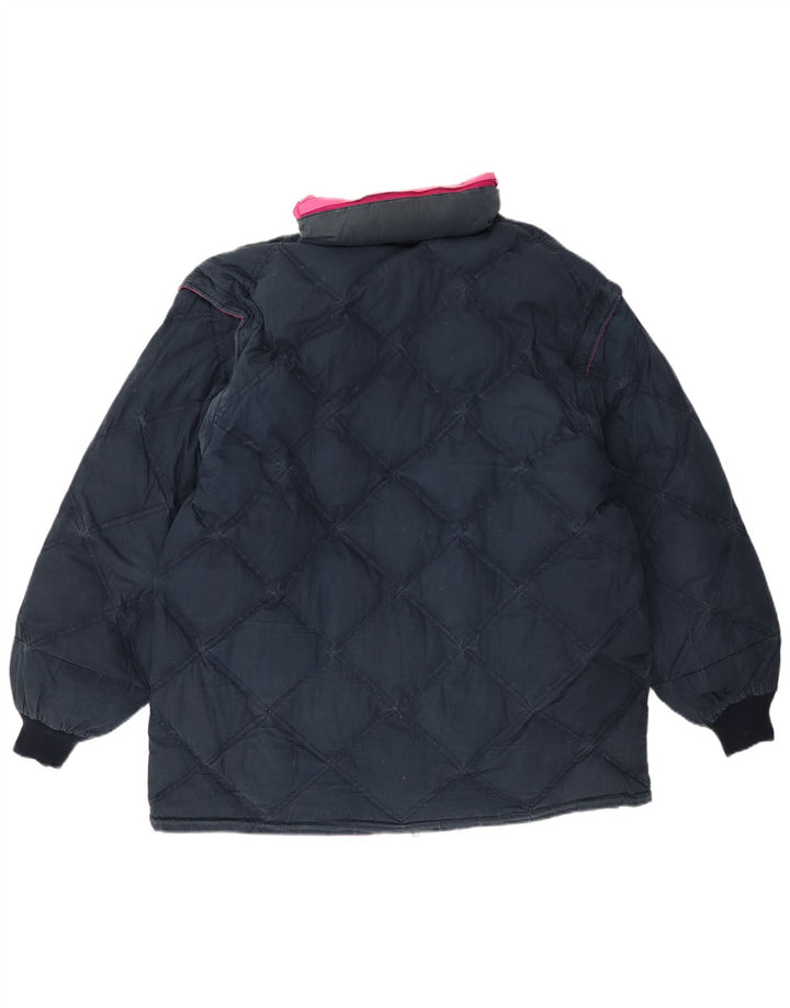 Jaqueta acolchoada reversível com capuz masculino Dolomite UK 42 XL poliéster rosa