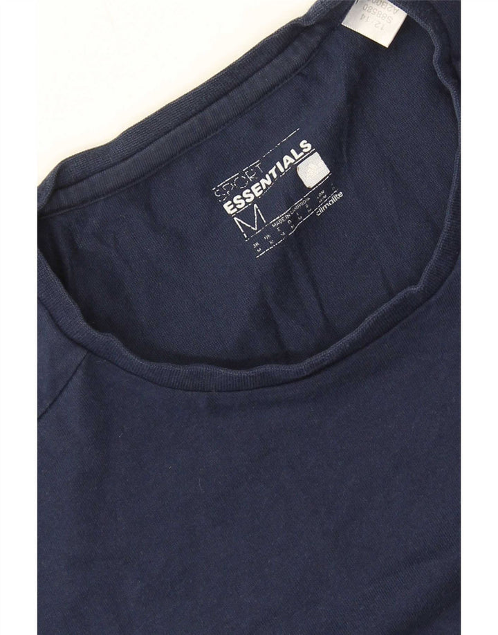 Camiseta Adidas Masculina Climalite Top Médio Azul Marinho