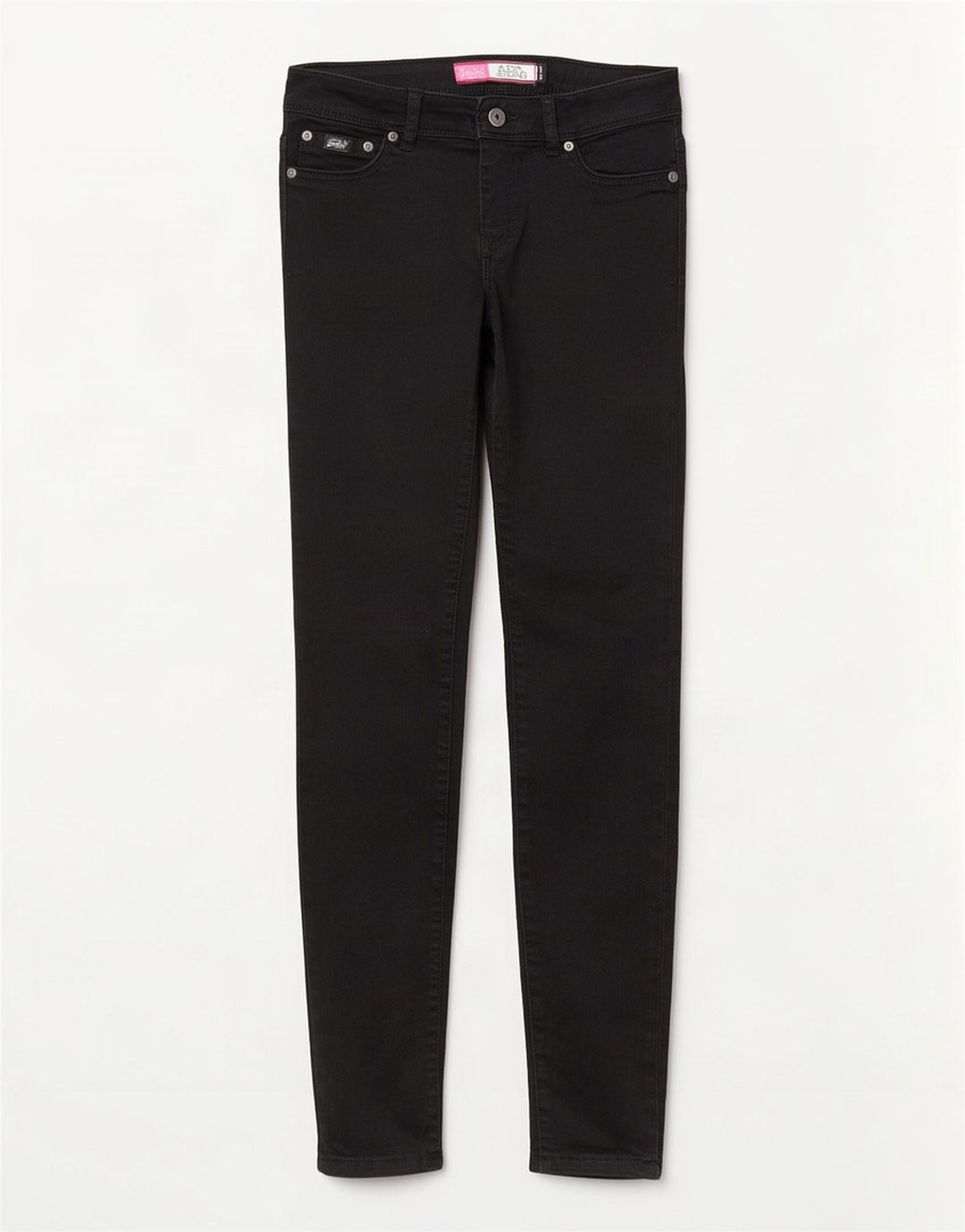 Jeans feminino Superdry Alexia Jegging W28 L32 algodão preto