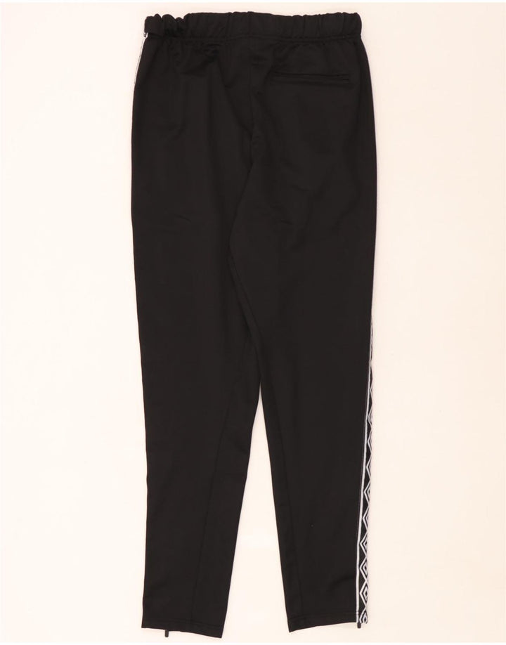 Umbro Mens Graphic Tracksuit Calças Grande Poliéster Preto