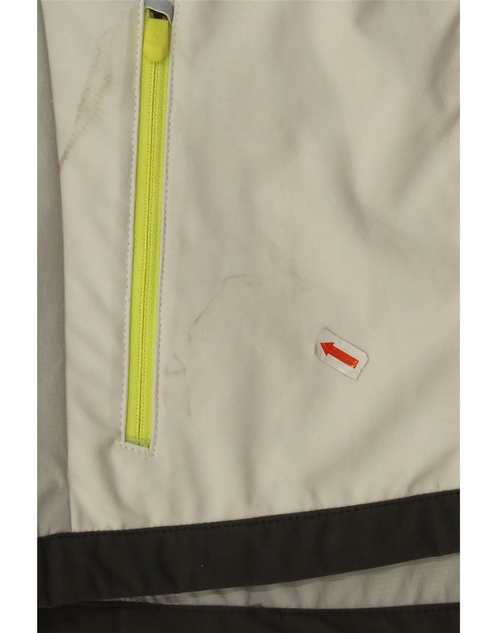 Jaqueta feminina de treino Jack Wolfskin Reino Unido 10 pequeno bloco cinza