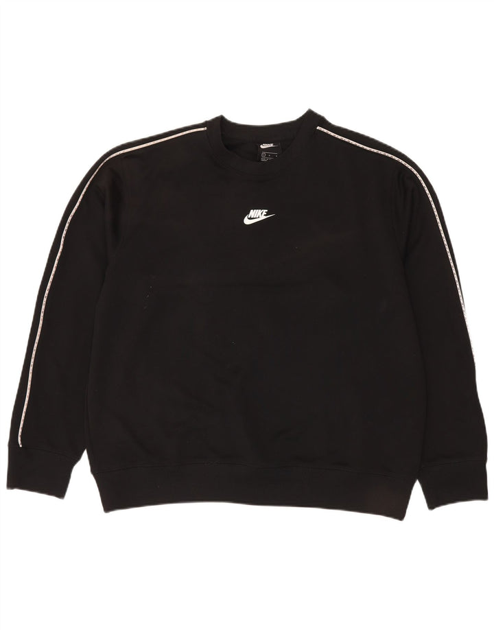 Nike moletom masculino jumper grande poliéster preto