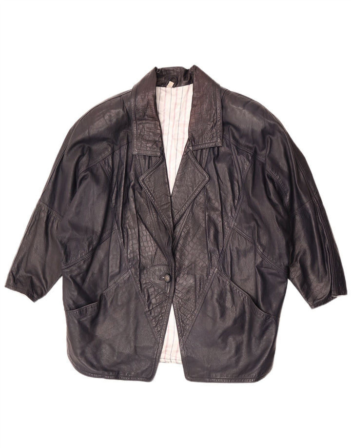 Jaqueta feminina vintage oversized EU 40 Médio Roxo